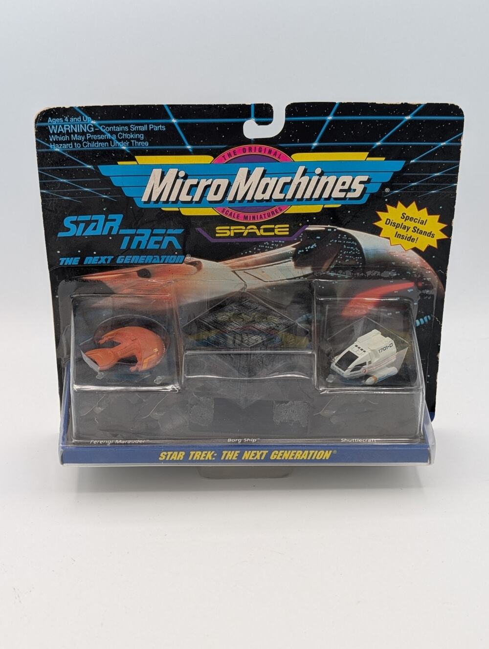 STAR TREK GALOOB MICRO MACHINES STAR TREK THE NEXT GENERATION #4 - 3 PACK SHIPS